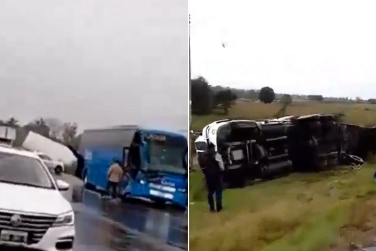 Accidente En La Autopista M Xico Quer Taro Por Carambola