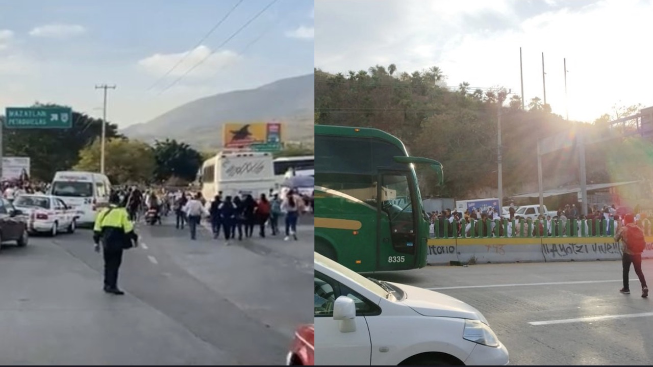 Bloqueo En La Autopista Del Sol A La Altura De Chilpancingo