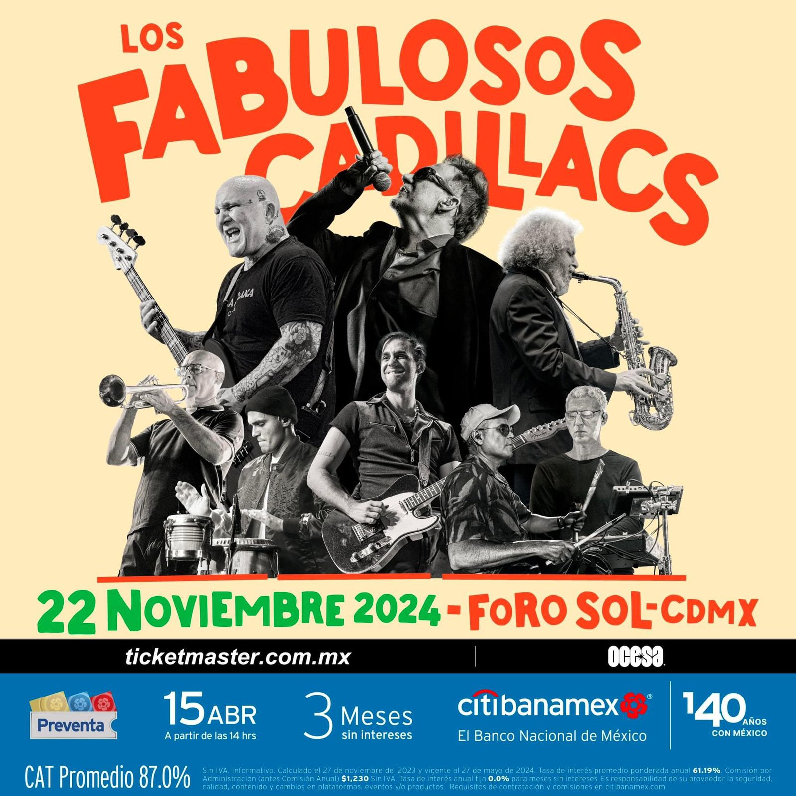 Los Fabulosos Cadillacs En Ciudad Ju Rez Boletos Fecha Horarios