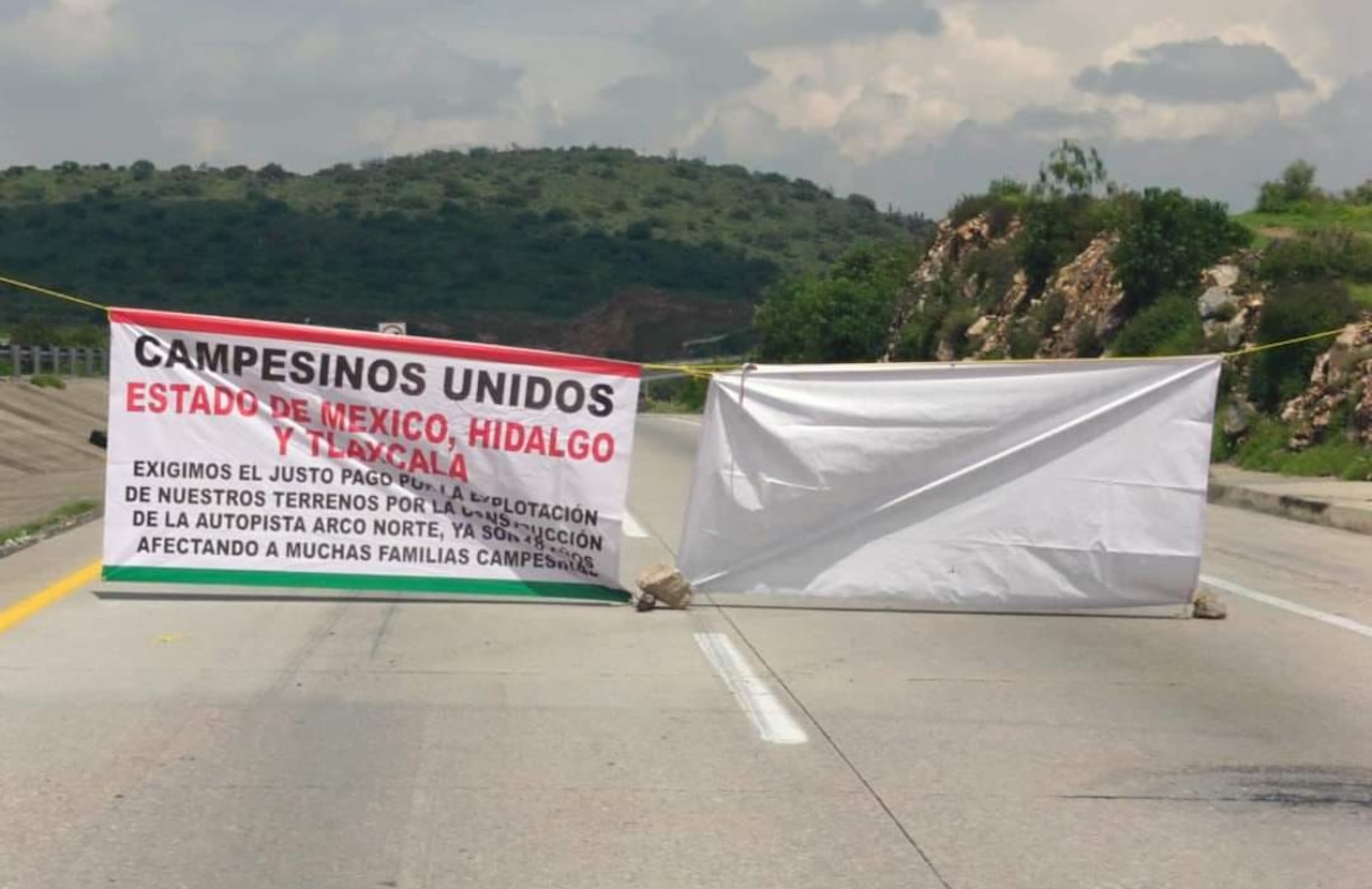 Bloqueo En Arco Norte Hoy Ejidatarios Mantienen Protesta