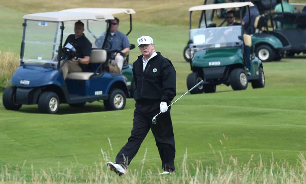 Los campos de golf de Trump en Escocia registraron otro año de pérdidas