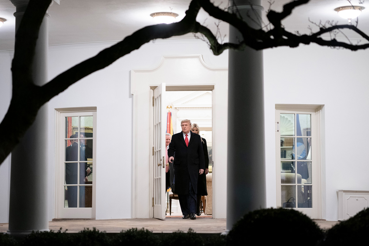 Trump ‘desea lo mejor’ a la administración que lo releva en la Casa Blanca