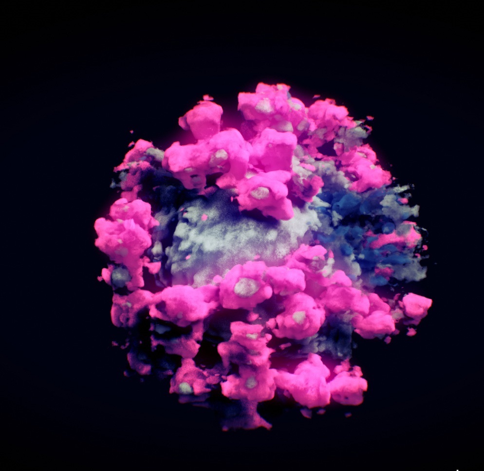 Así se ve el coronavirus; logran primera imagen real en 3D