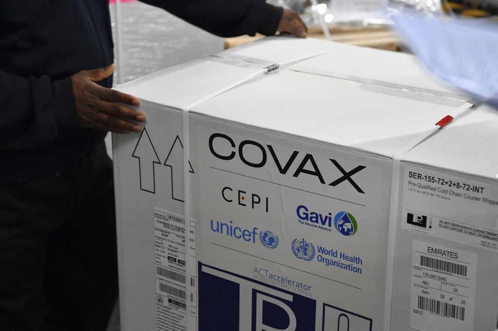 Ghana recibió la primera entrega mundial de vacunas gratuitas de Covax