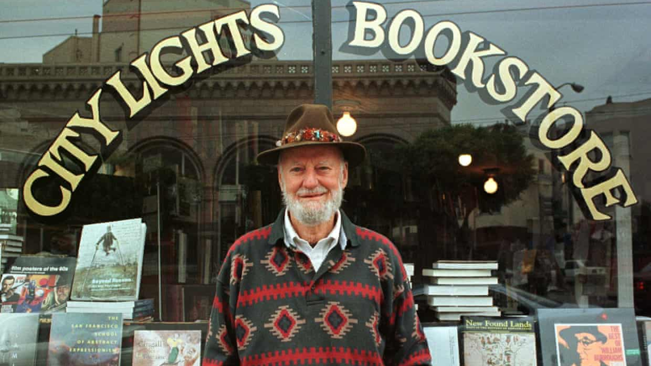 Lawrence Ferlinghetti, poeta y fundador de la librería City Lights, murió a los 101 años