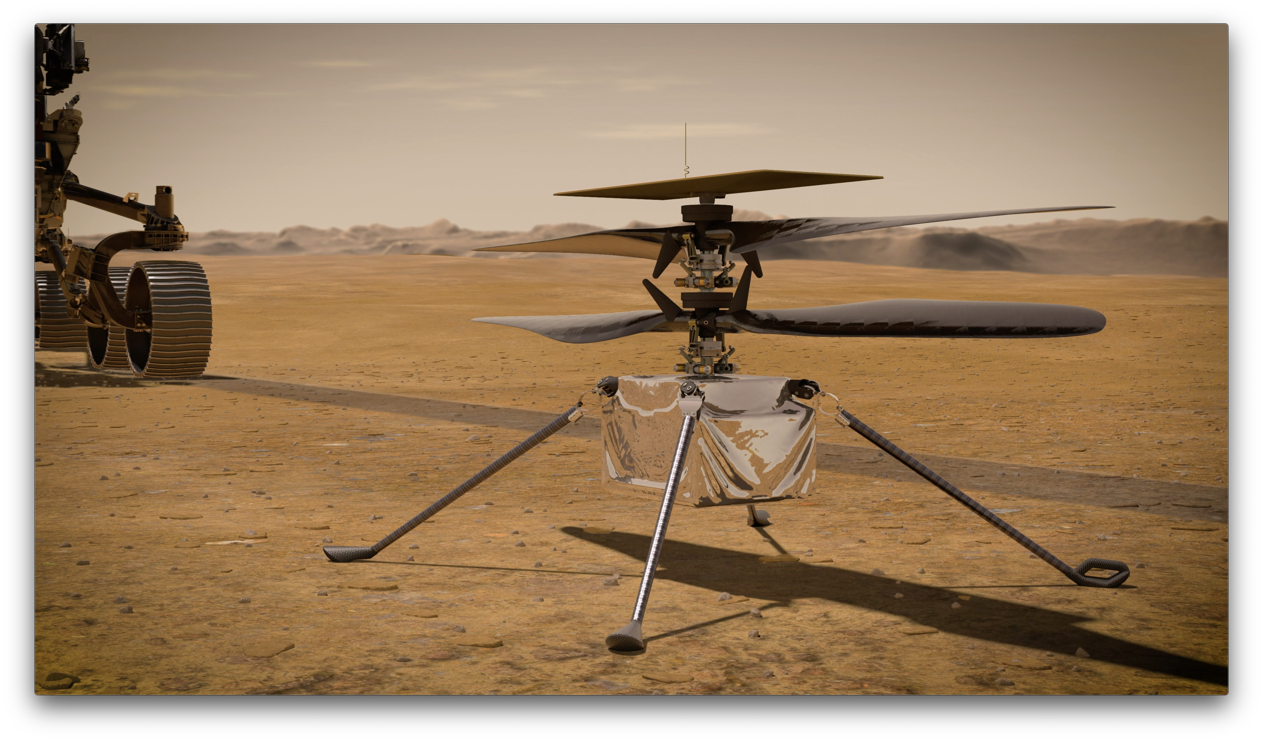 La NASA quiere hacer volar por primera vez un helicóptero sobre Marte