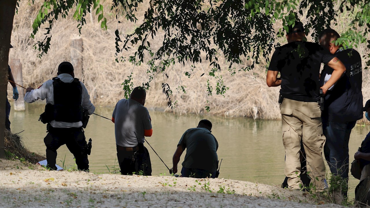 Muere niño de 8 años tratando de cruzar el río Bravo en condiciones gélidas