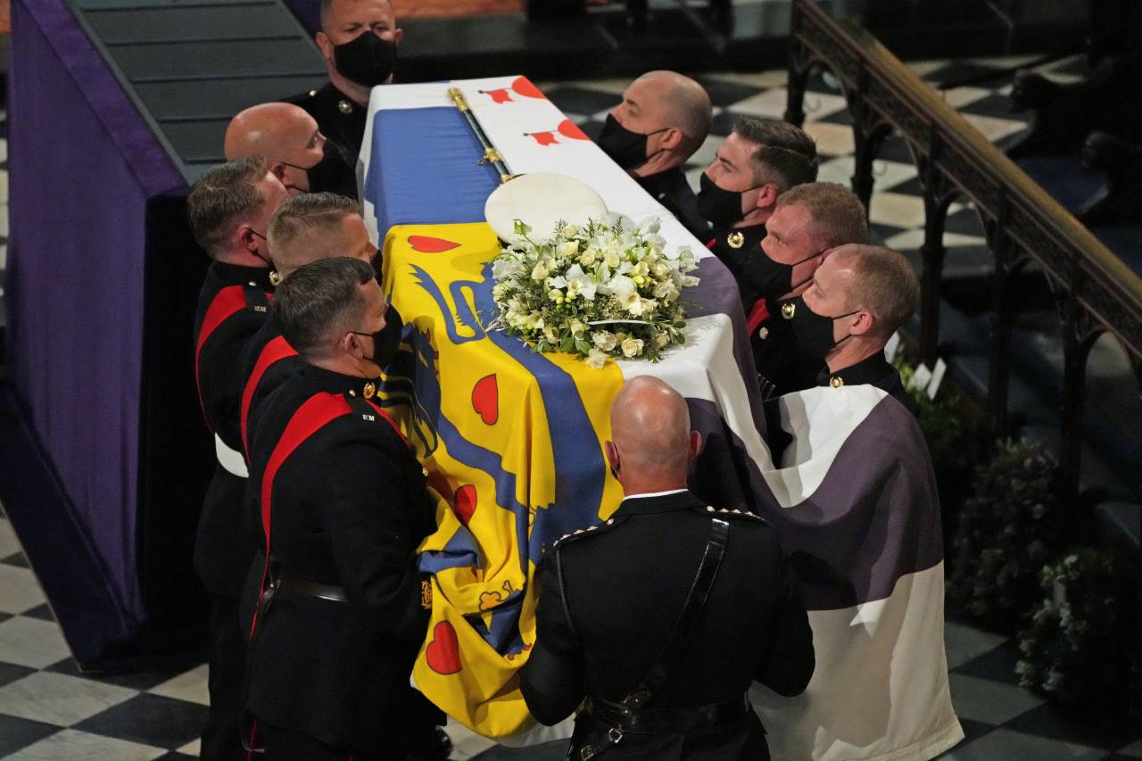 Así fue el funeral privado del príncipe Felipe en el castillo de Windsor