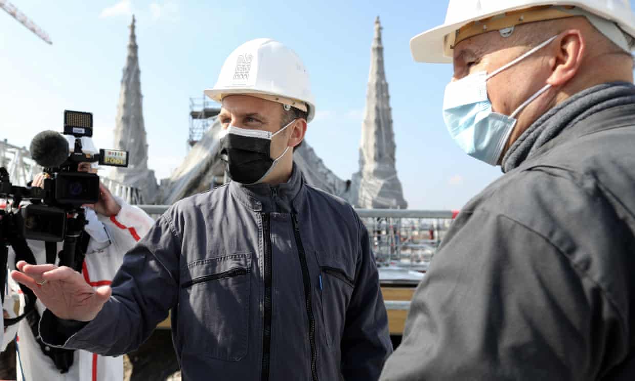 La reparación de Notre Dame es metáfora de que Francia se está recomponiendo: Macron