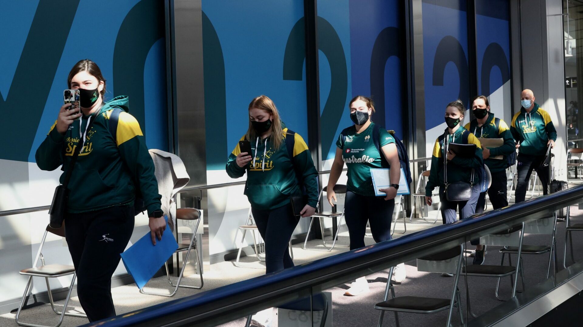 Estas australianas son la primera escuadra en llegar a Tokio para los Juegos Olímpicos