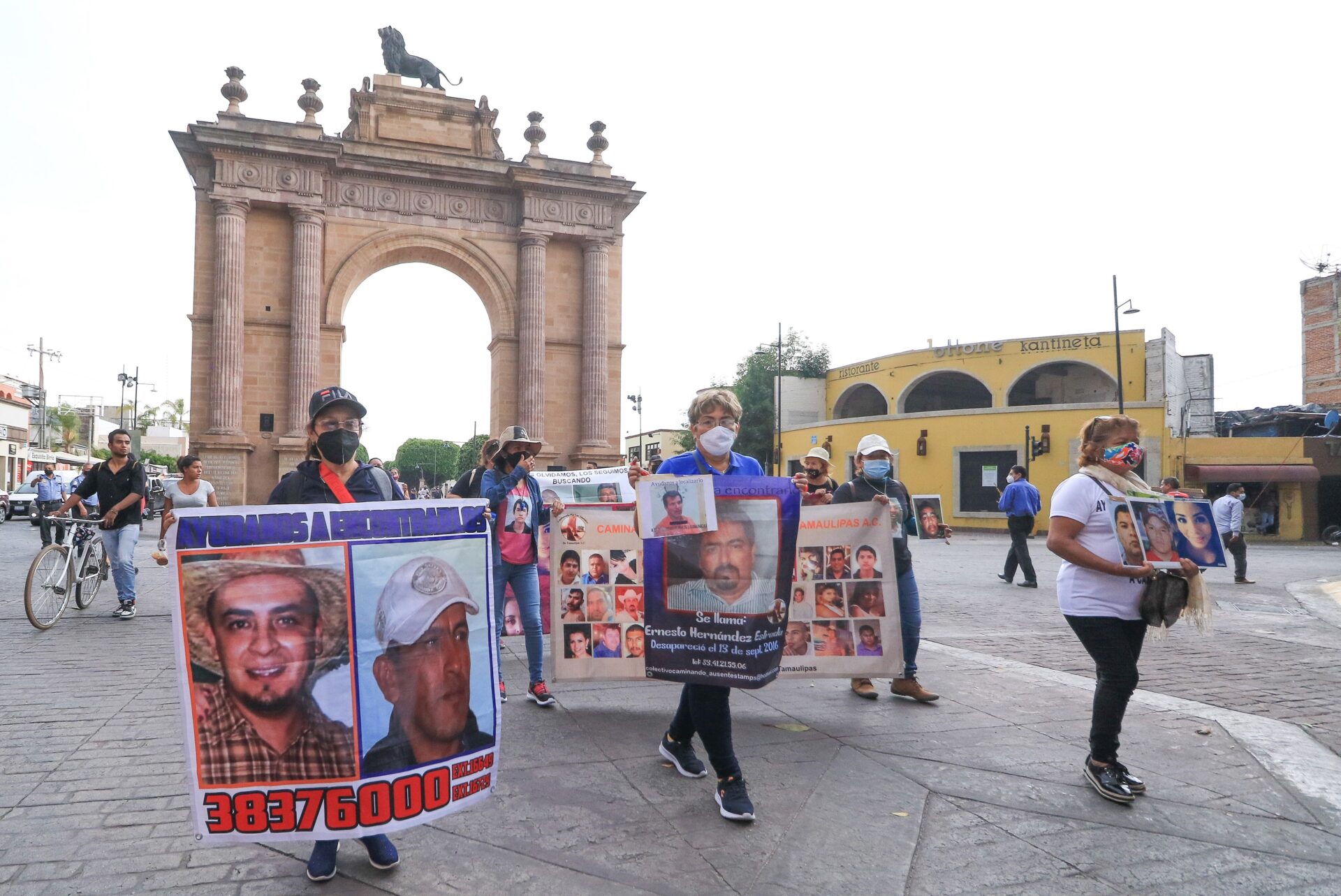 La Caravana Internacional de Búsqueda de Desaparecidos marcha en cinco municipios de Guanajuato