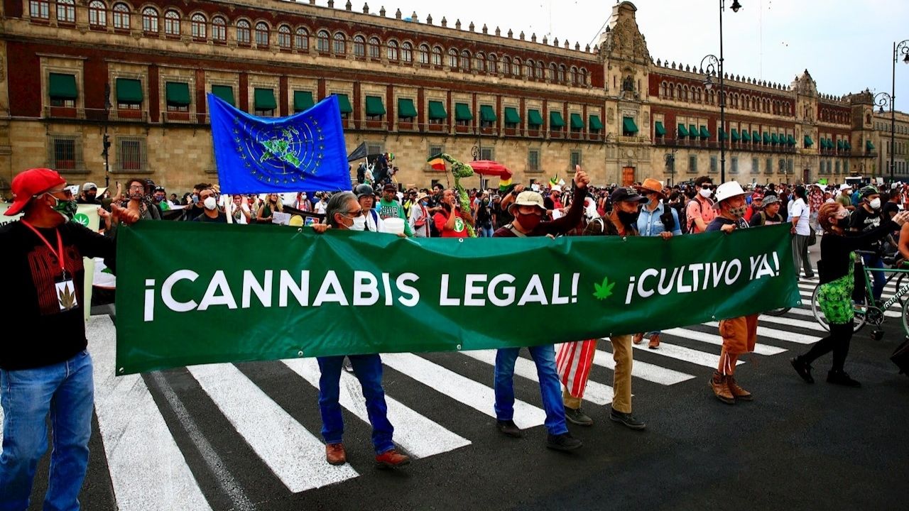Marchan en Ciudad de México para exigir legalización de la mariguana en el país