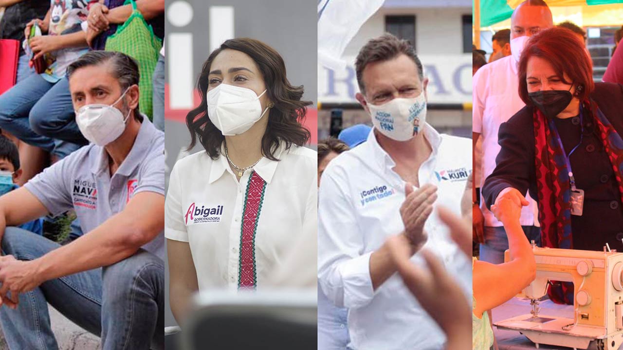 Elecciones 2021: Salario rosa, seguro de desempleo y metro, las propuestas de los candidatos a la gubernatura de Querétaro