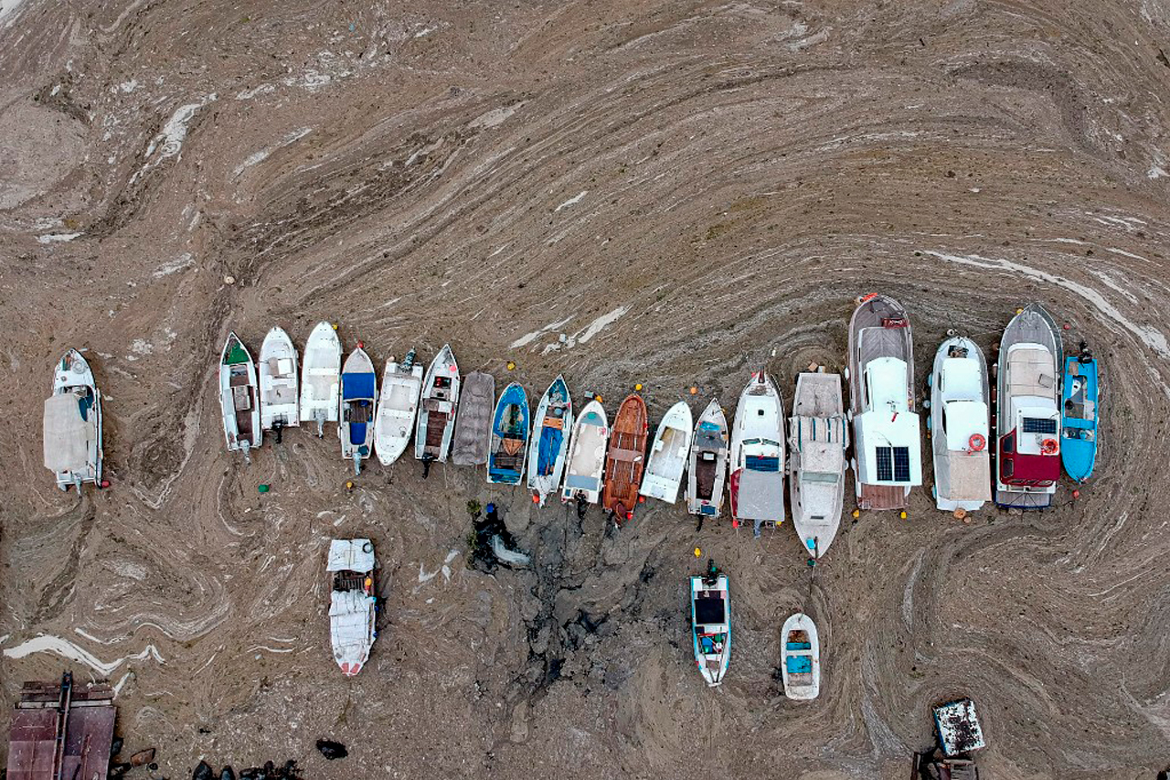 Fotogalería: La costas de Turquía evidencían la contaminación y el calentamiento global