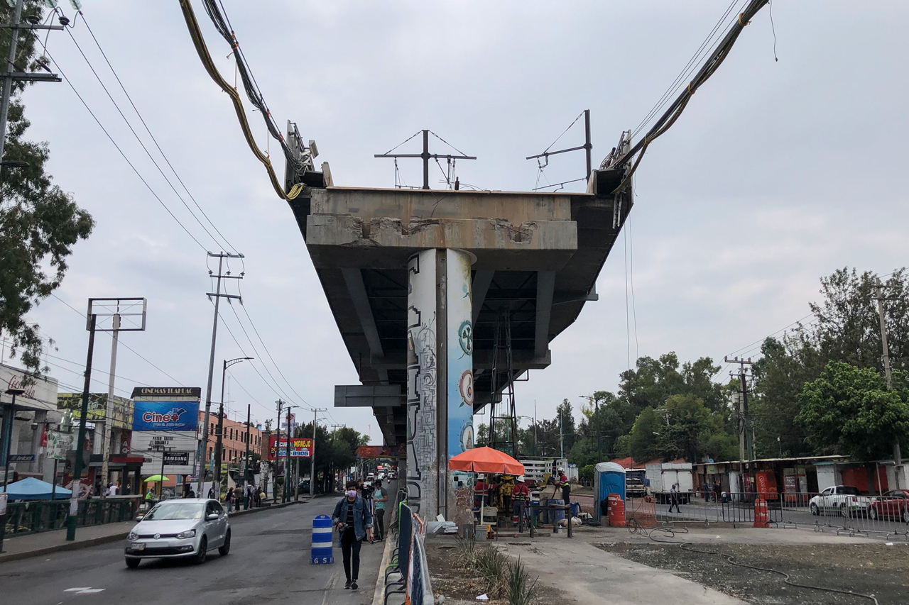 Fotogalería: La zona cero de la Línea12 del Metro a un mes de la tragedia