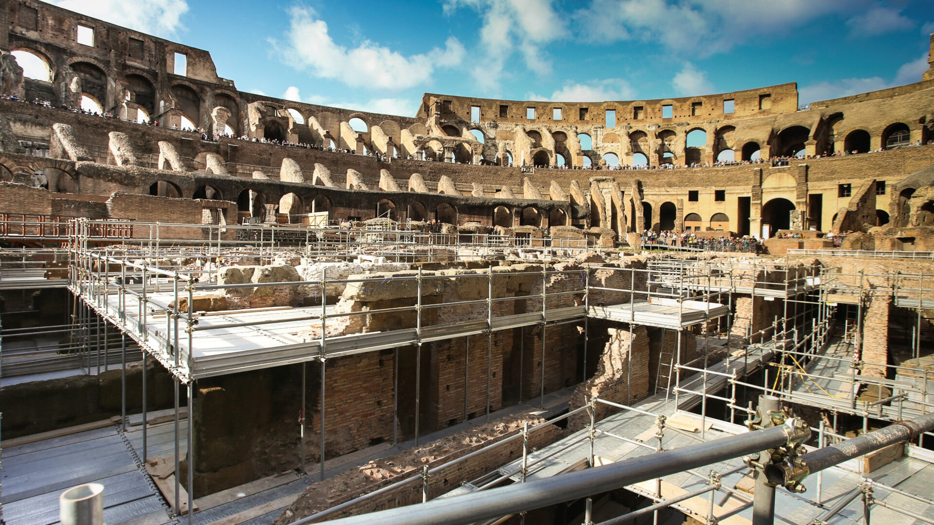Abren la cripta del Coliseo: la antecámara de la muerte para leones y gladiadores