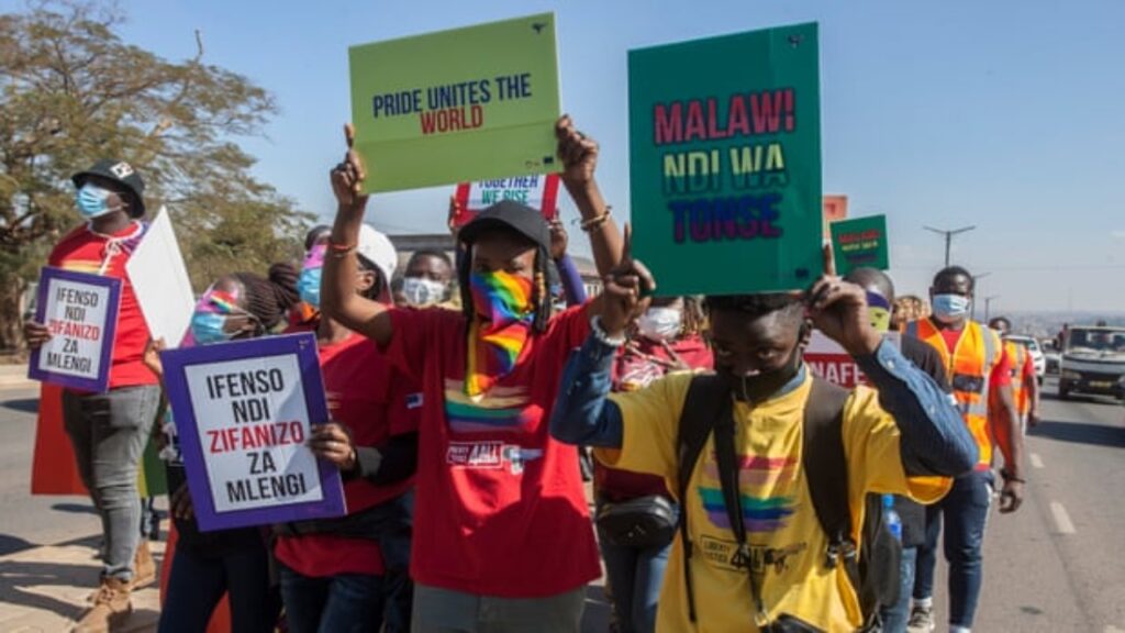 La comunidad LGBT+ de Malawi celebró su primera marcha del orgullo