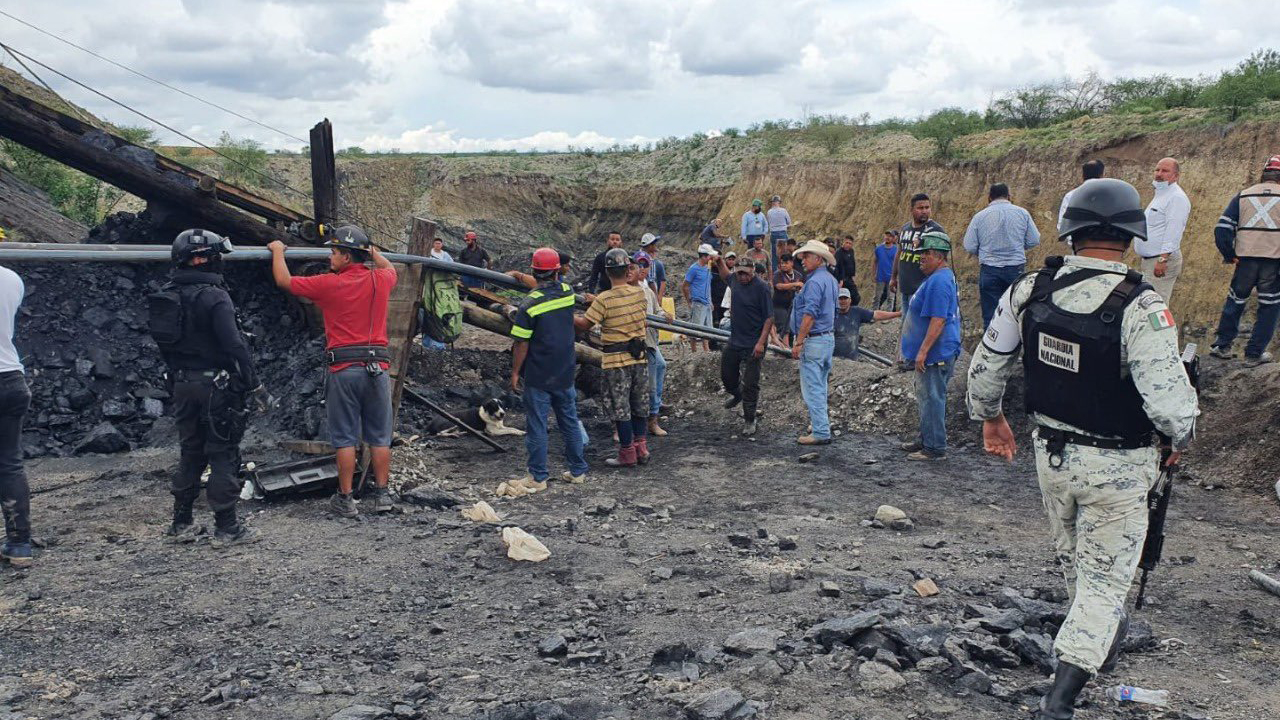 Una mina colapsa en Coahuila; hay 7 trabajadores atrapados