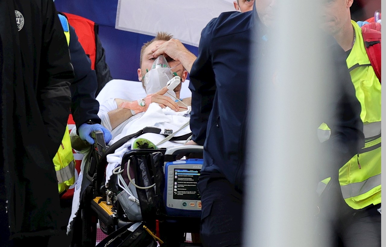 Eriksen se recupera, pero aún se desconoce qué originó su desvanecimiento