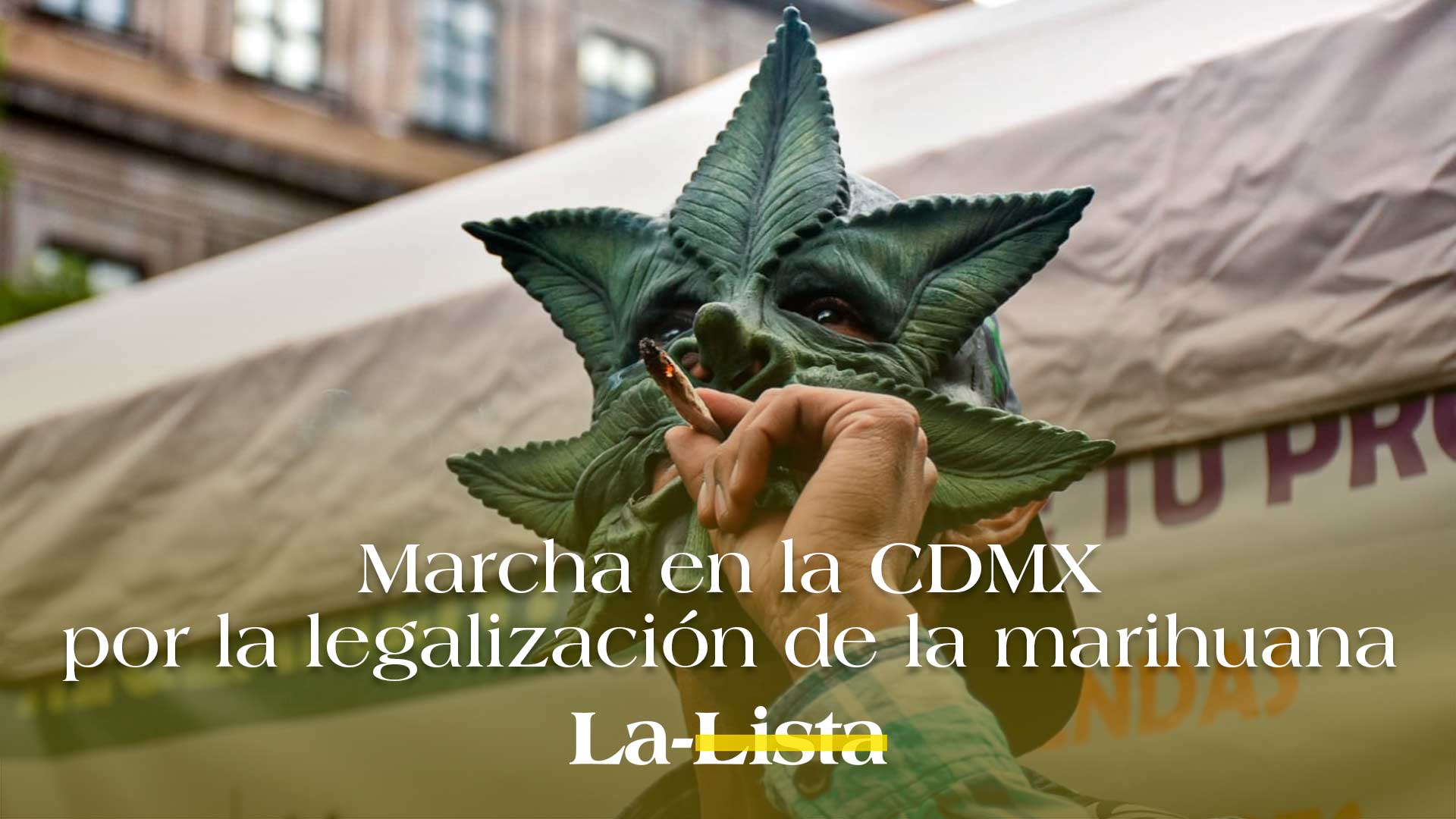 Marchan en la CDMX por la legalización de la marihuana