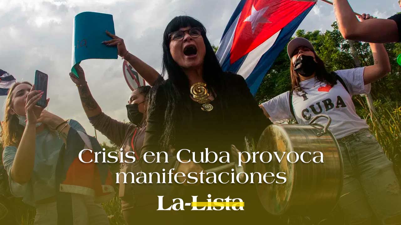 Crisis en Cuba provoca manifestaciones