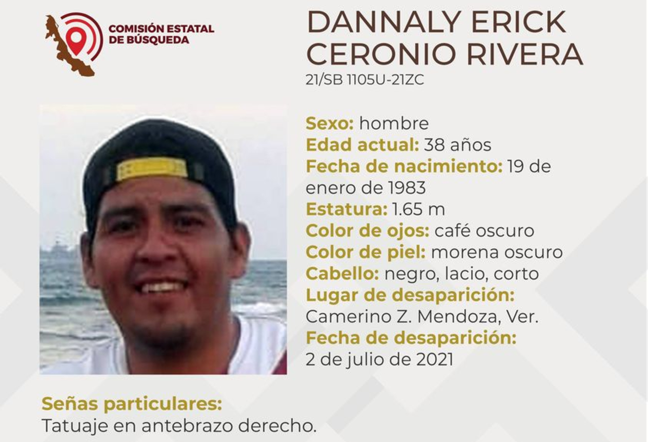 Familia pide apoyo para hallar a Erick Ceronio, secuestrado en Veracruz
