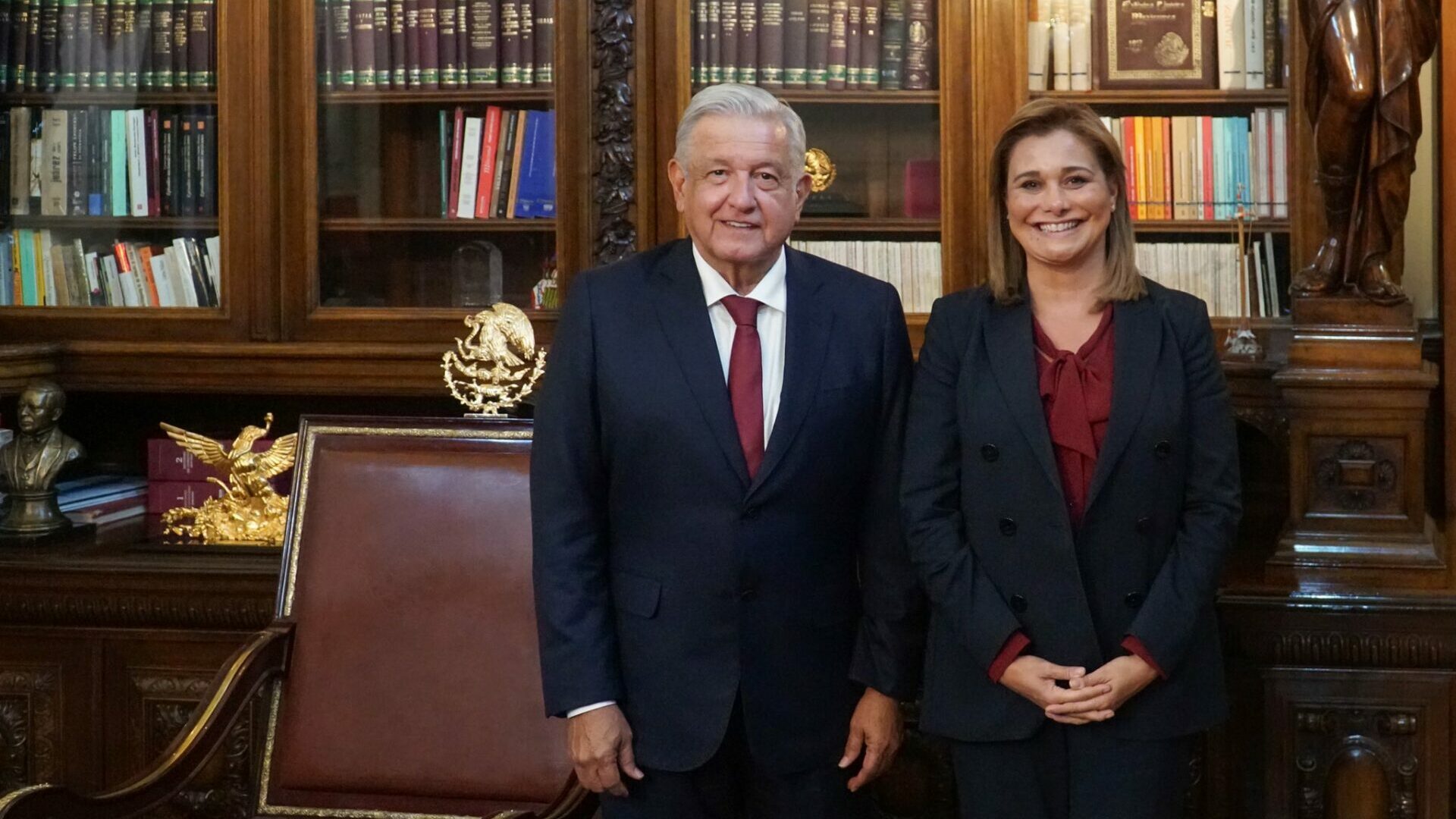 AMLO se reúne con Maru Campos, gobernadora electa de Chihuahua