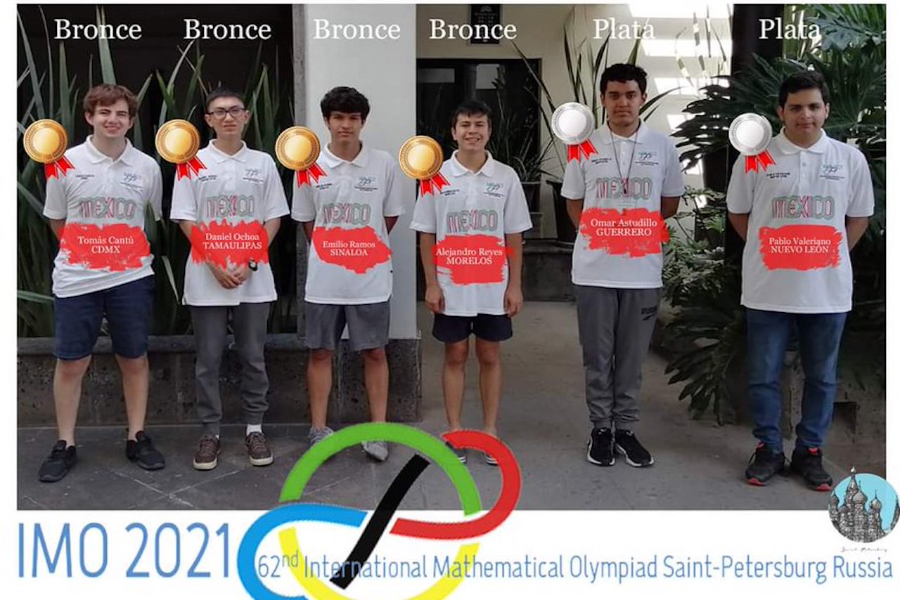 Estudiantes mexicanos obtienen 6 medallas en la Olimpiada Internacional de Matemáticas