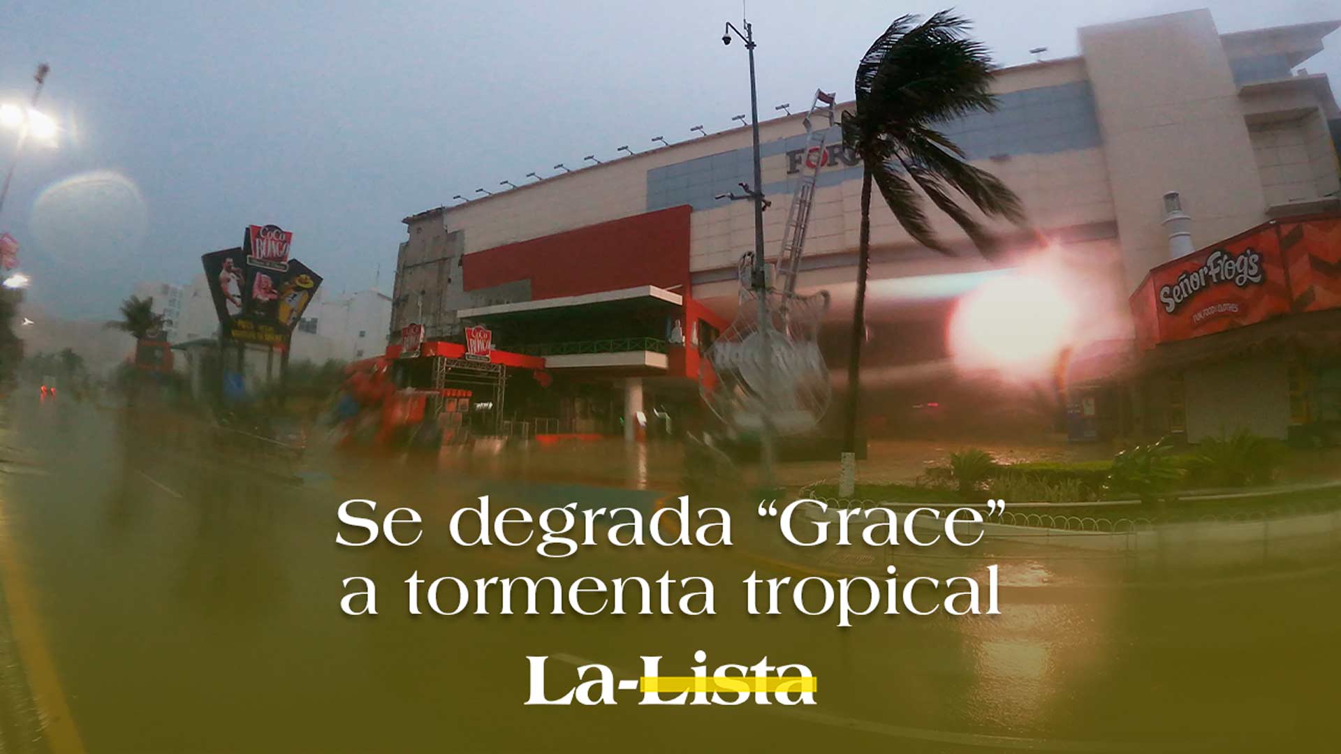 Se degrada Grace a tormenta tropical.