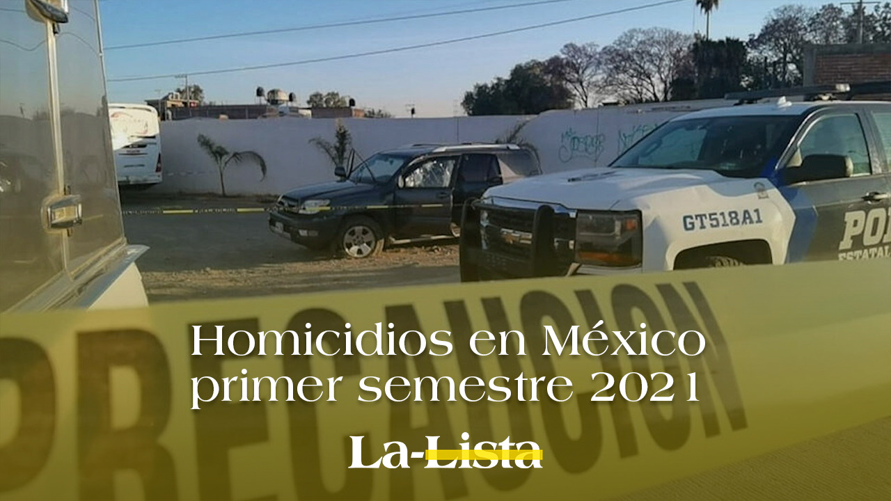 Seis estados concentran homicidios en México