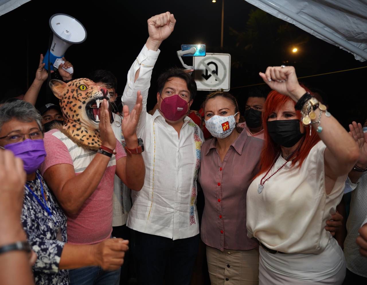 Morena celebra anticipadamente triunfo de Layda Sansores en Campeche