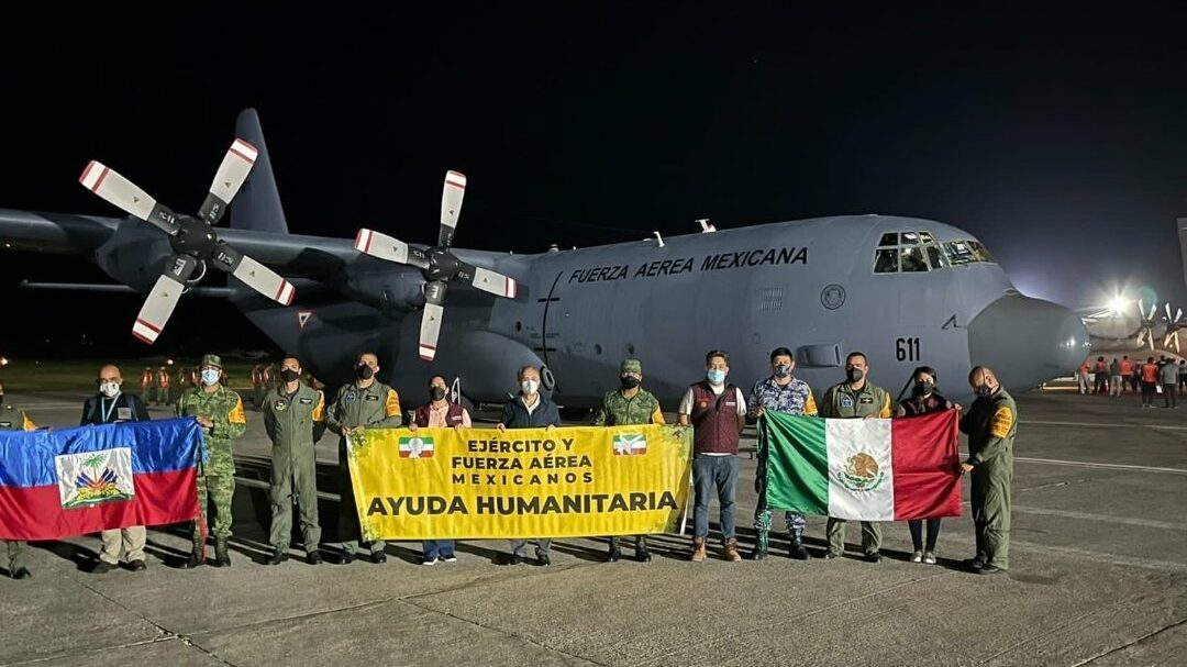 México envía 19 toneladas de víveres e insumos a Haití tras el terremoto
