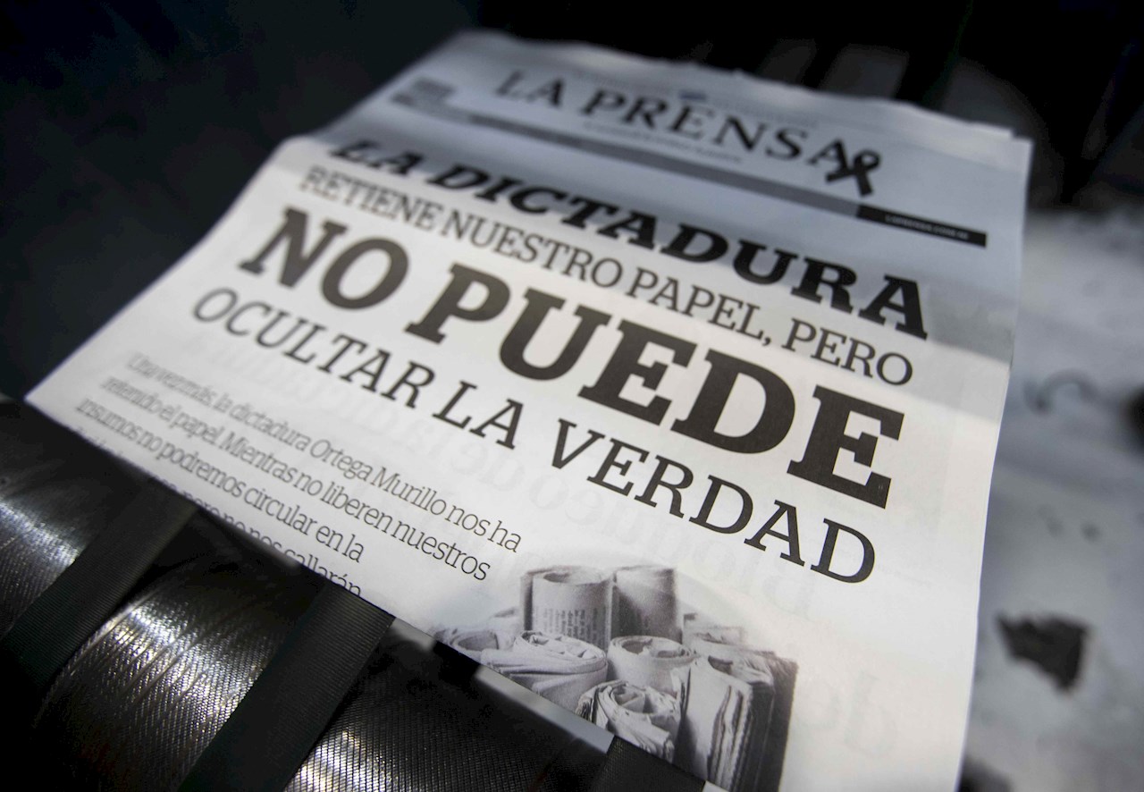 Policía de Nicaragua allana oficinas de La Prensa, diario opositor a Daniel Ortega