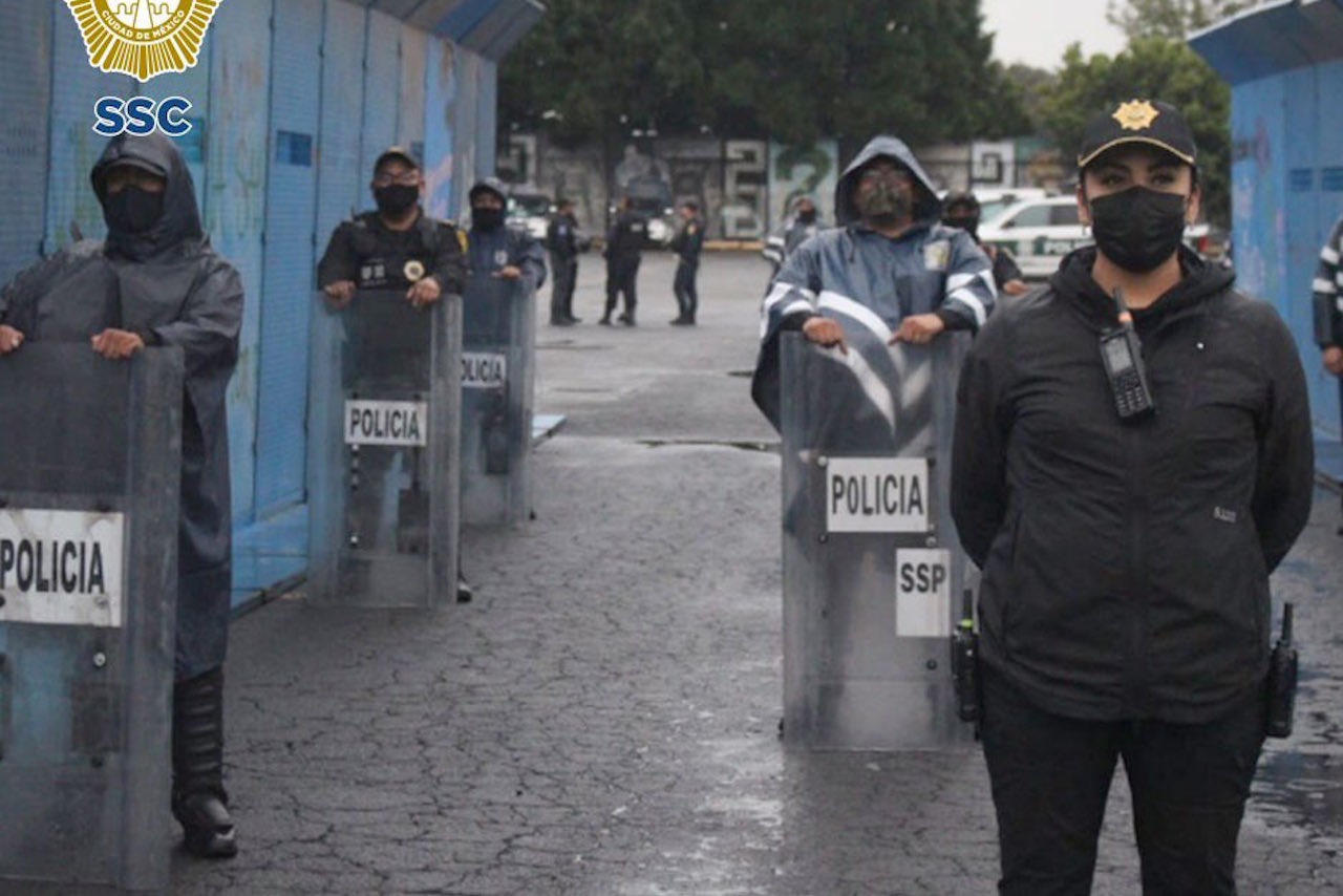 La CDMX despliega mil policías para proteger el Zócalo por informe de AMLO