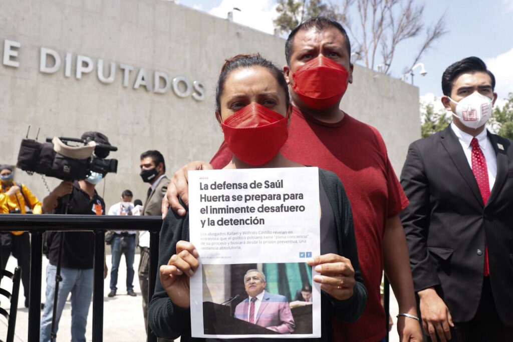 Se pospone audiencia para presentar pruebas en contra de Saúl Huerta
