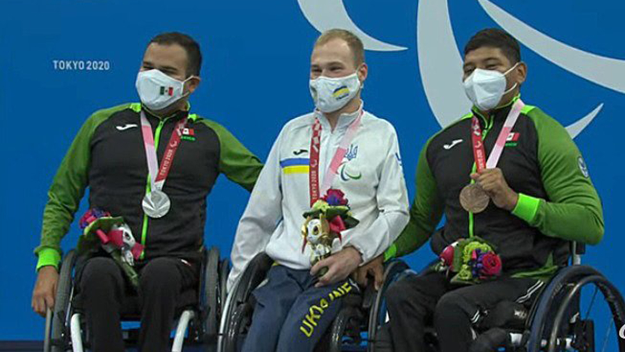 México conquista una plata y dos bronces en natación en los Paralímpicos de Tokio