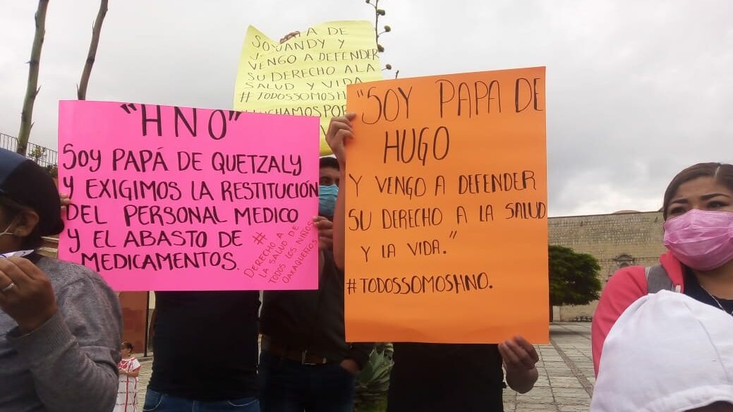 ‘Nos van a suspender varias citas’: padres exigen recontratar médicos en hospital infantil en Oaxaca