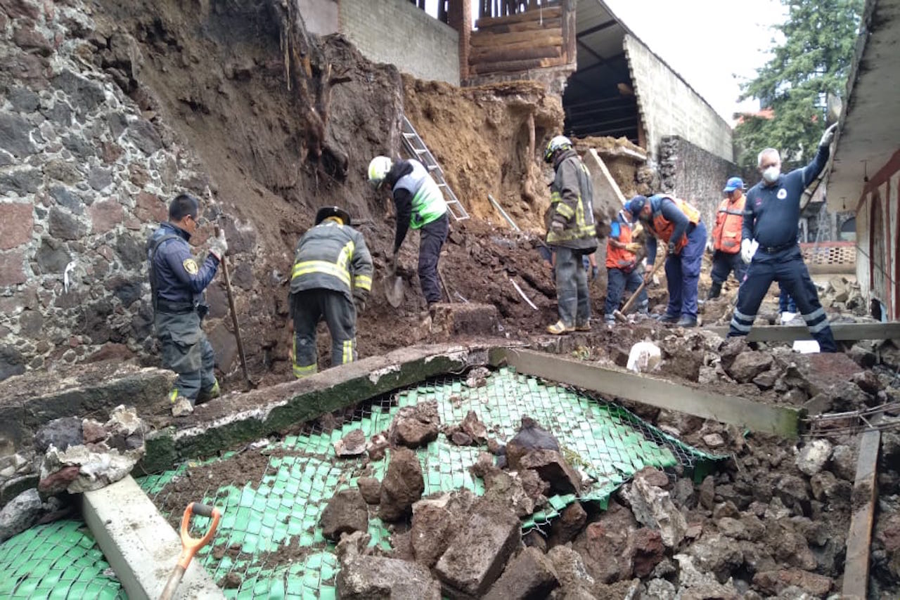 Cerro se deslava sobre albergue de perros en CDMX: mueren cuatro caninos