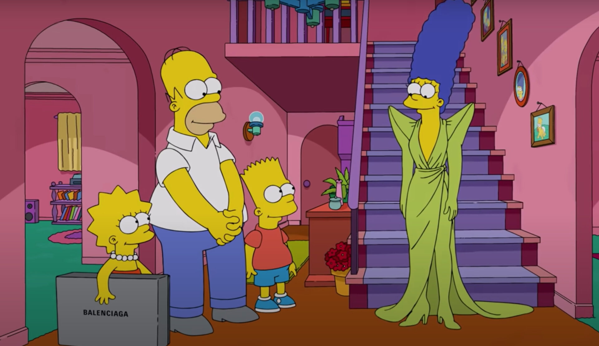 Balenciaga presenta su nueva colección con un capítulo de Los Simpsons