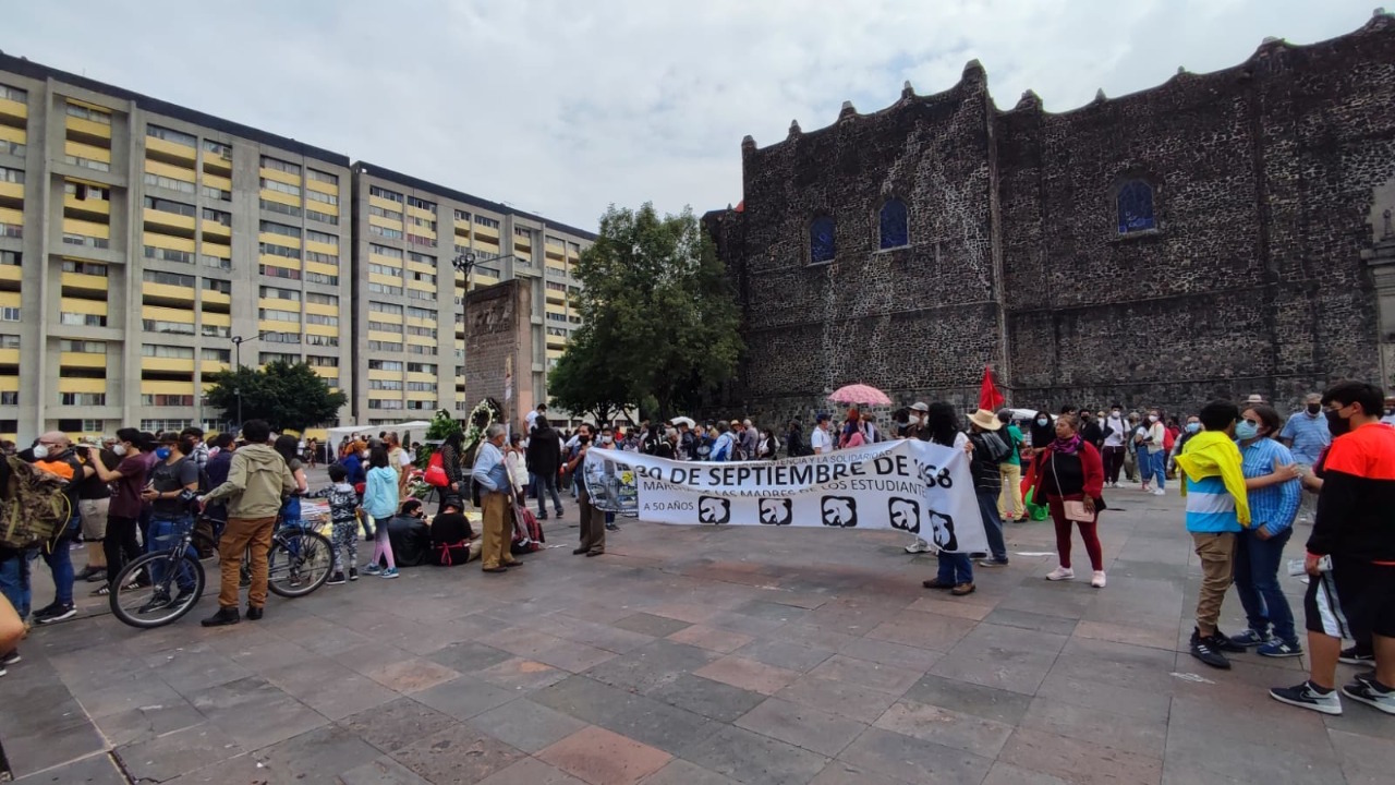 Marcha del 2 de octubre: Colectivos protestan a 53 años de la masacre de Tlatelolco