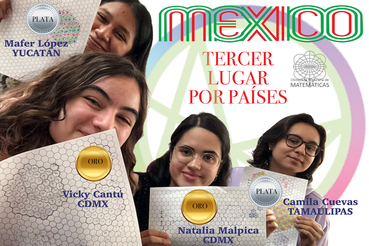 Estudiantes mexicanas obtienen oro y plata en Olimpiada Panamericana de Matemáticas