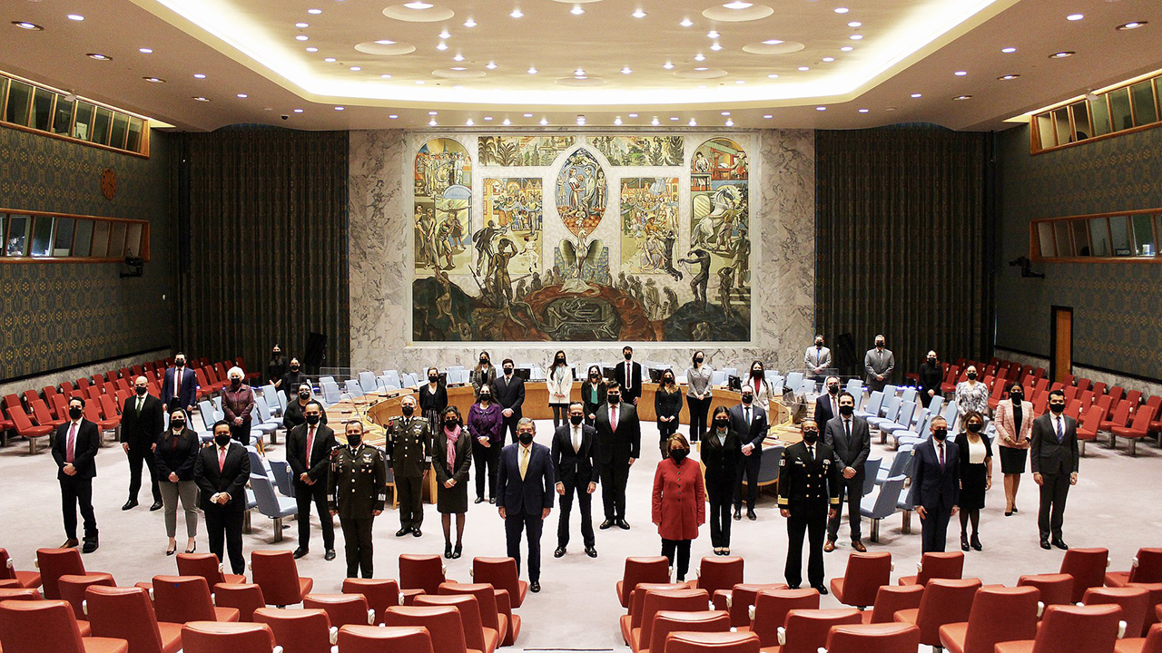México asume presidencia del consejo de seguridad de la ONU
