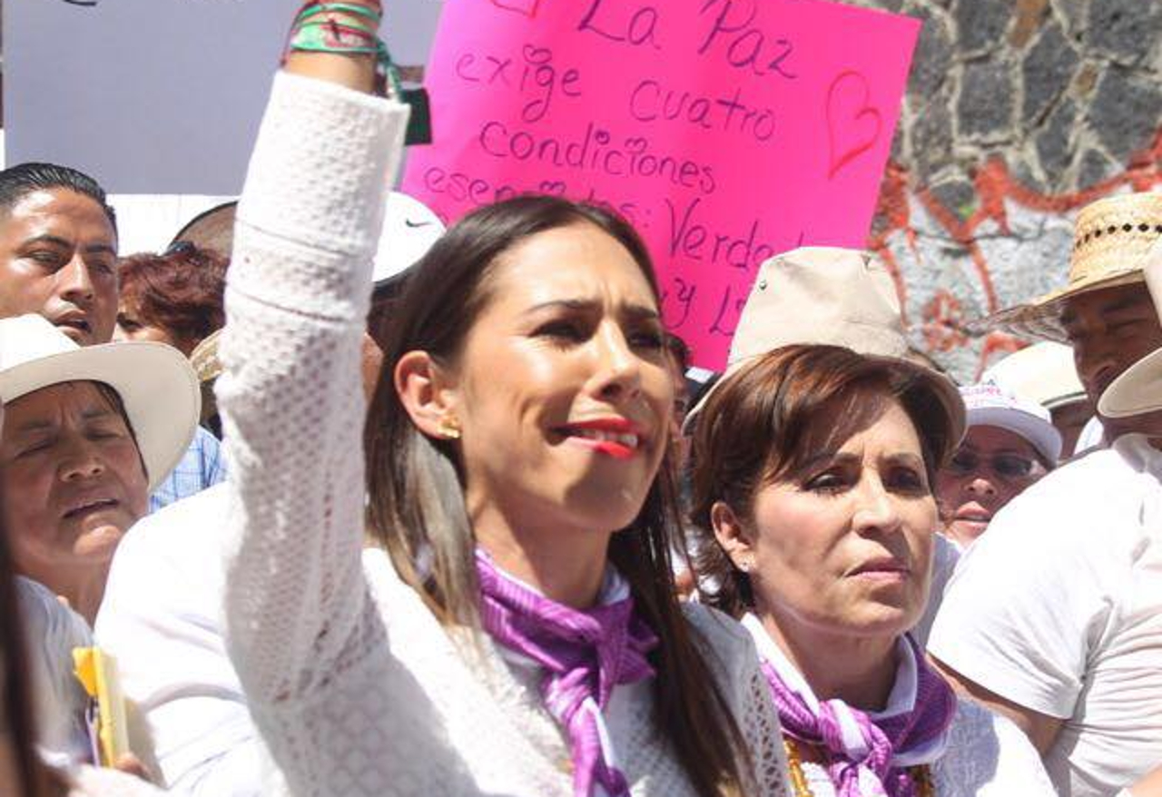 Rosario Robles llama con video a sumarse a las manifestaciones para liberarla