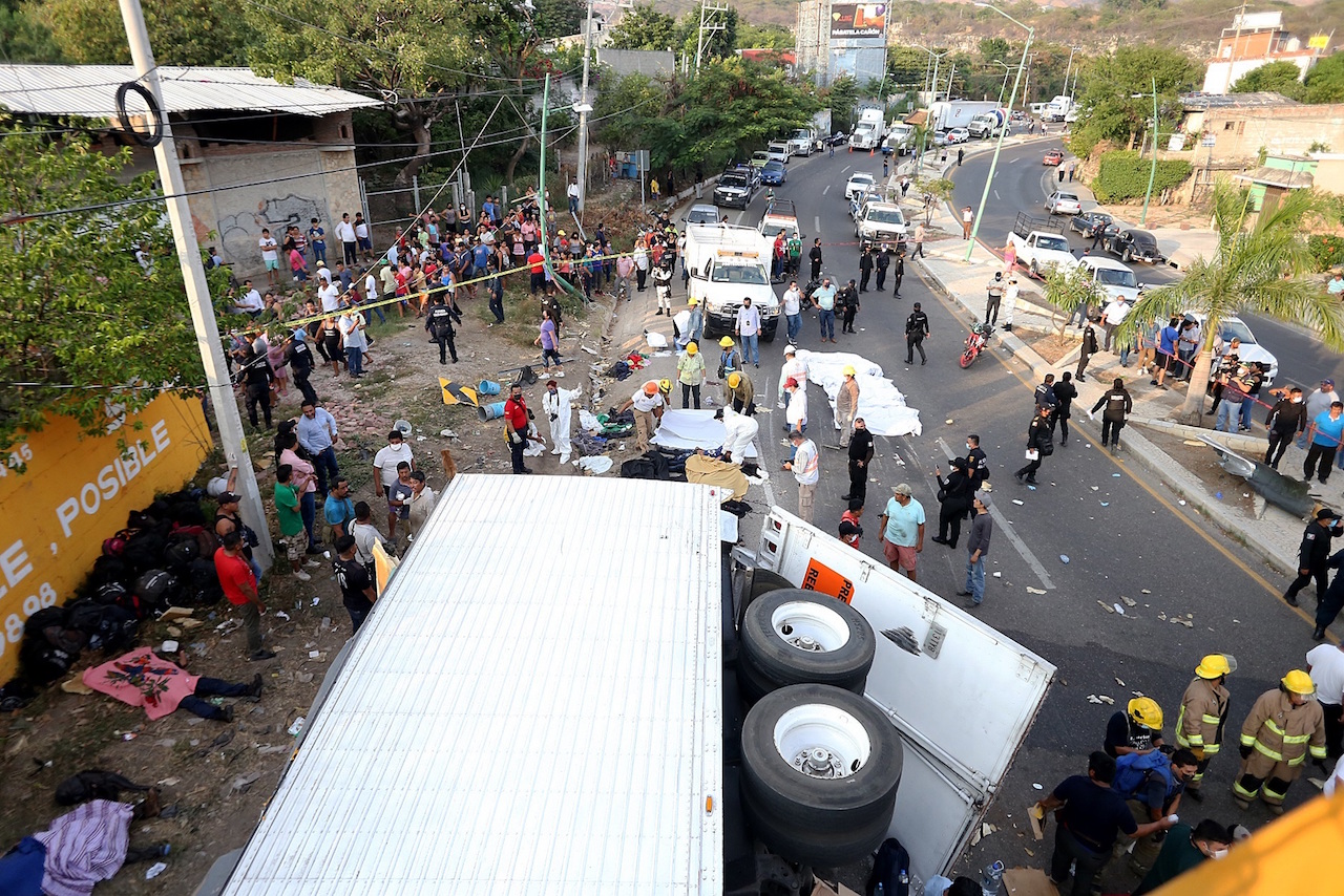 Lamento la tragedia, es muy doloroso: AMLO sobre el accidente de migrantes en Chiapas