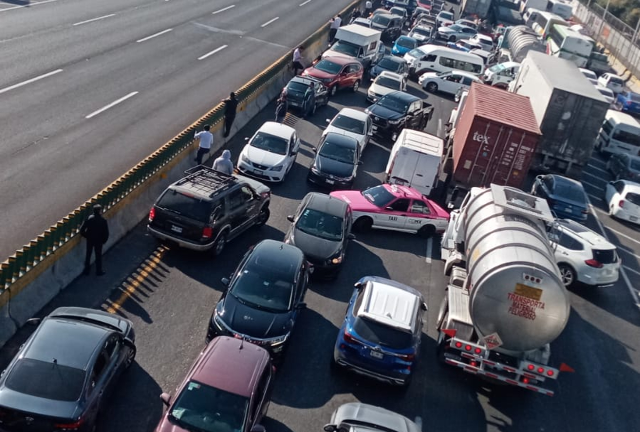El bloqueo de la autopista México-Pachuca termina tras 11 horas de manifestaciones