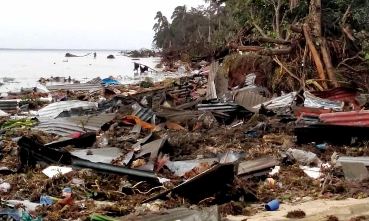 Cómo se desarrolló la catástrofe del volcán y el tsunami de Tonga