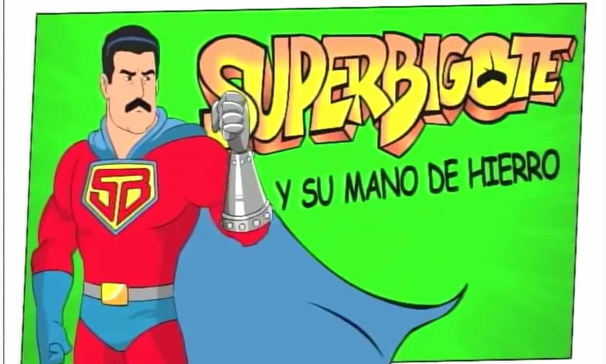 ¡SuperBigote! Parece un trabajo para el superhéroe socialista de Venezuela