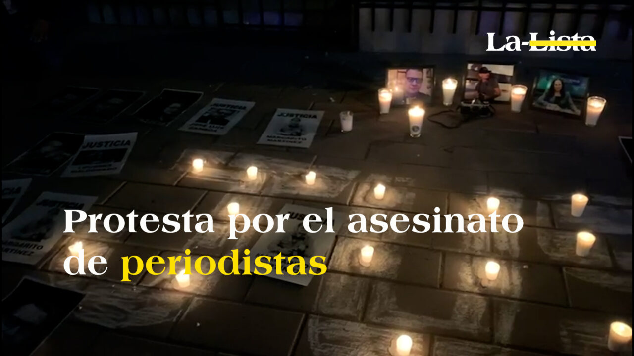 Protesta nacional por periodistas asesinados