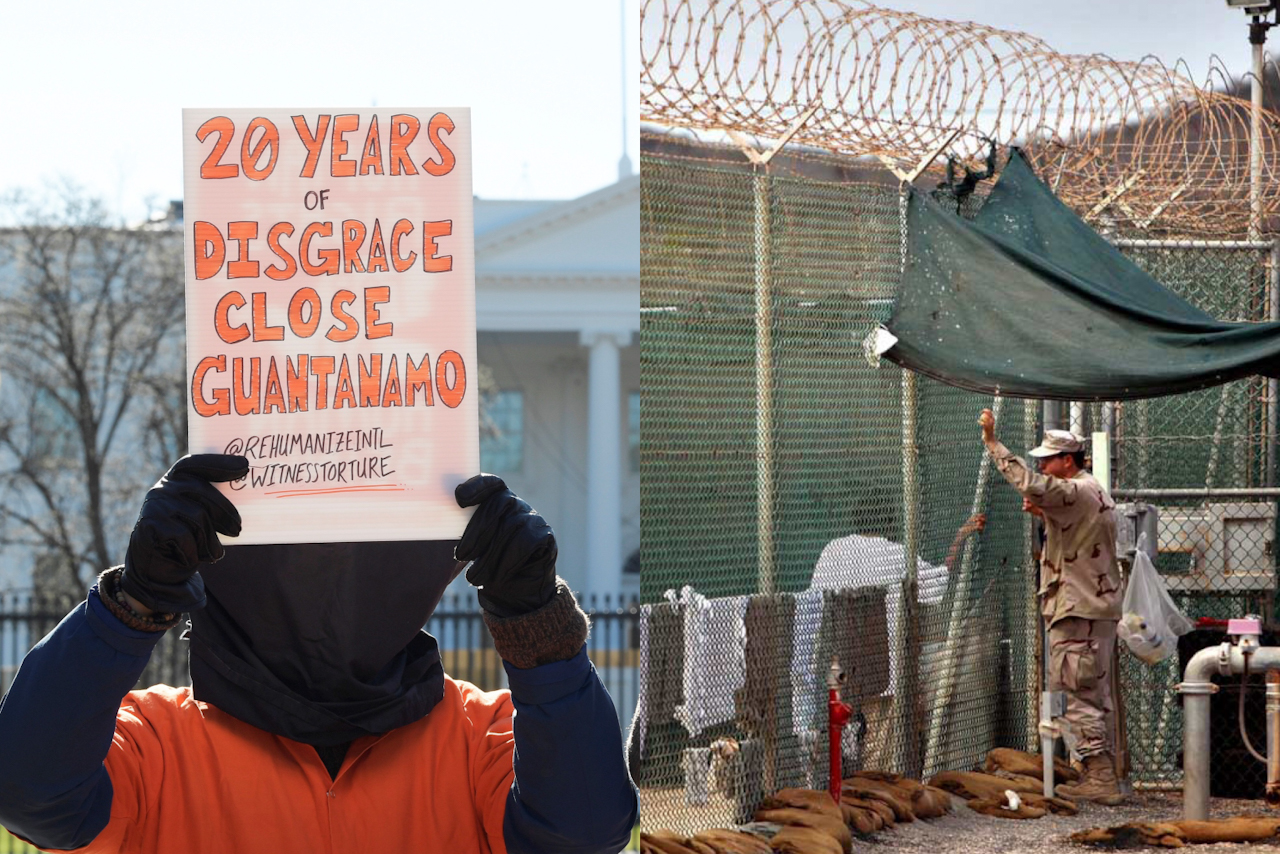 Activistas exigen el cierre de la prisión de Guantánamo, lugar de torturas y abusos