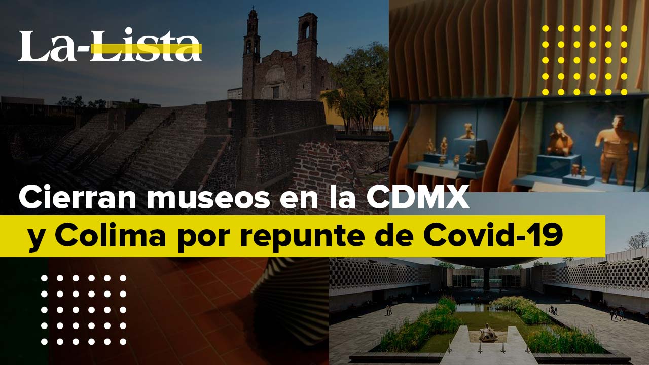 Cierran museos en la CDMX y Colima  por repunte de Covid-19